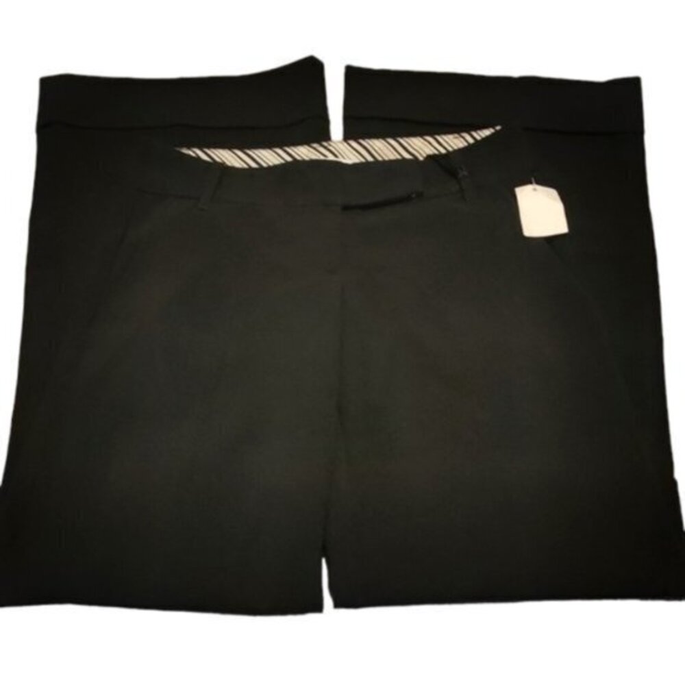 Junior's Charlotte Russe Black Trouser Pants Size 1 GUC #0245